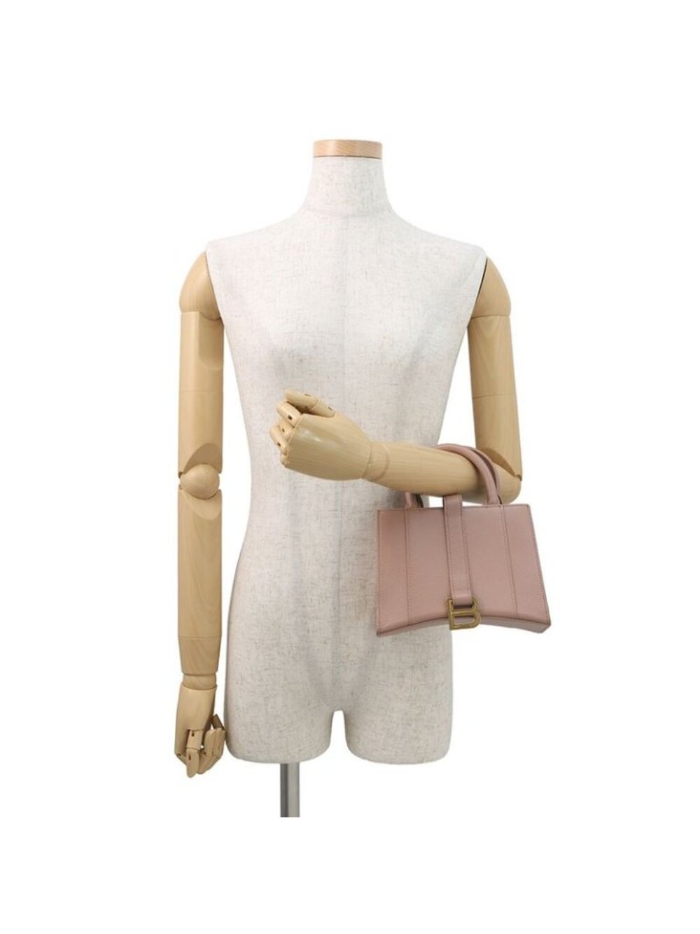 ★SOLD★ Balenciaga Our Glass Leather 2-Way Shoulder Bag Pink Beige - Picture 4 of 10